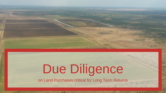 Due Diligence on Land Purchases critical for Long Term Returns