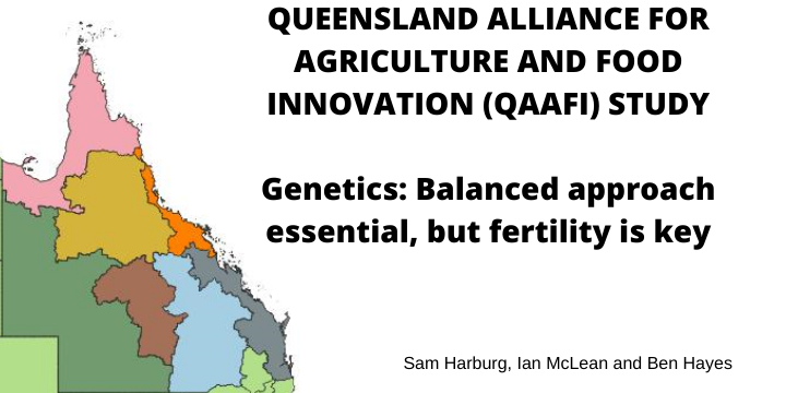 Queensland Alliance for Agriculture and Food Innovation (QAAFI) study